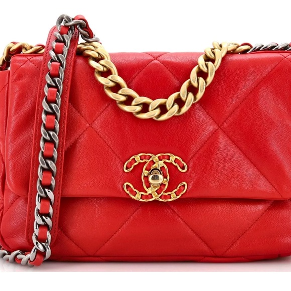 Chanel 19 Flap Bag Quilted Leather Medium - Picture 2 of 6